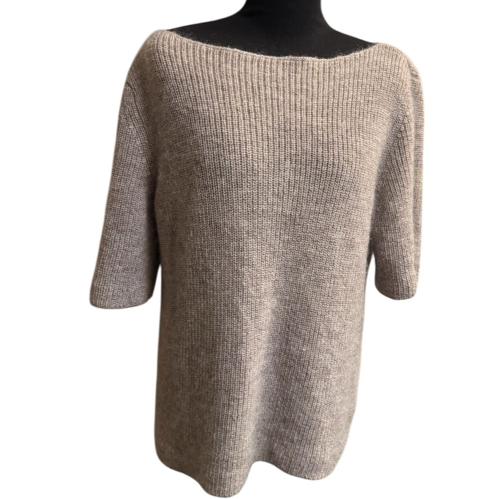 WOOL BANANA REPUBLIC HERITAGE COLLECTION Women’s SM Tan Sweater Mohair Ribbed